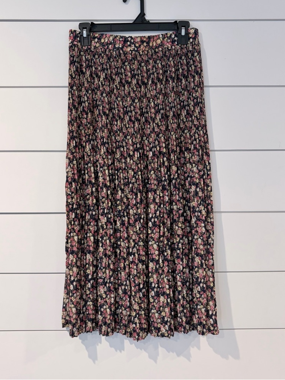 Sag Harbor Floral Pleated Midi Skirt Cottagecore Grandma Core M Prairie